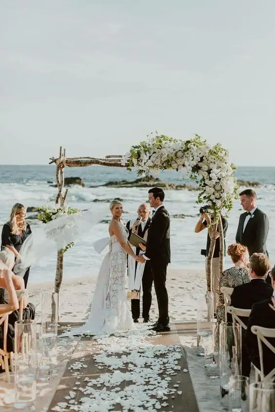 Strandhochzeit heiraten am Strand Hochzeitsfotografin Mona